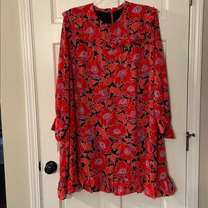 Ruffle Floral holiday dress 4X